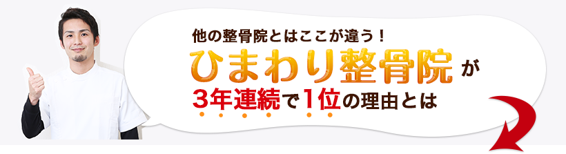 もう大丈夫です!稲毛長沼ひまわり整骨院は根本施術で結果にこだわります